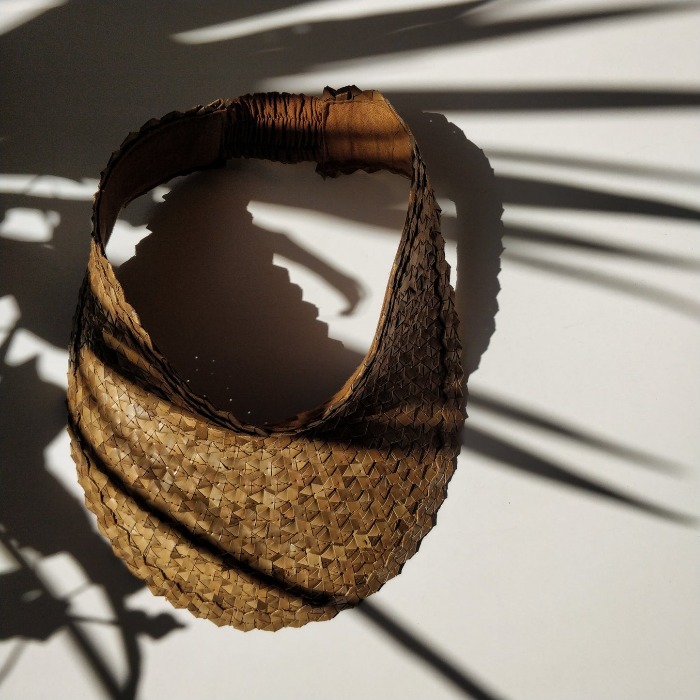 Women's Palm leaf visor