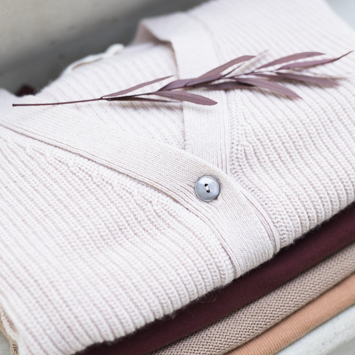Cashmere blend knit cardigan, Blossom